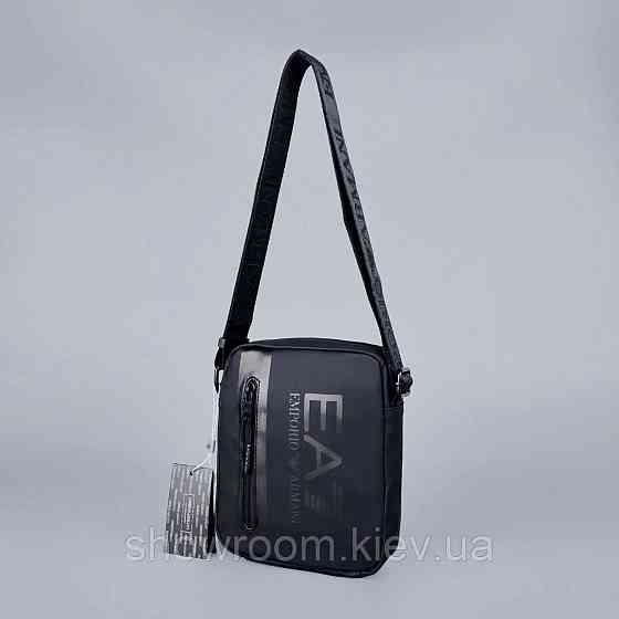 Мужская стильная брендовая сумка на плечо ЕА (9508) Киев