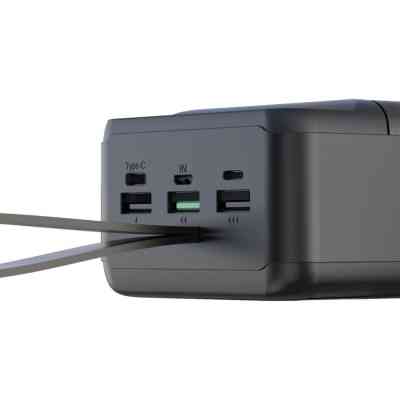 Батарея універсальна XO 60000mAh, PD/18W, QC3.0/22.5W, flashlight, Input(Micro,Type-C,Lightning), Output(3*USB,Type-C) (XO-PR159 / 29210) Вінниця