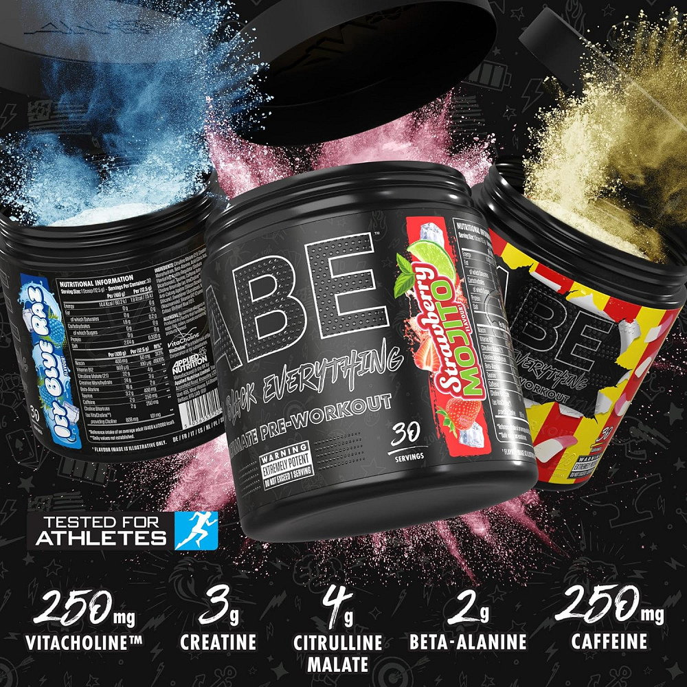 Предтренировочный комплекс Applied Nutrition ABE 315 g (Strawberry Mojito) Луцк - изображение 3