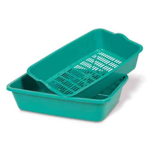 Туалет Природа Барсік з сіткою для котів 40х30х11 см Київ