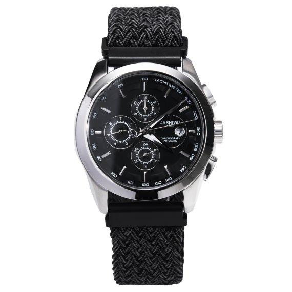 Годинник чоловічий механічний Carnival Genius Magnetic Grey (2 ремінці) Київ - фото 1