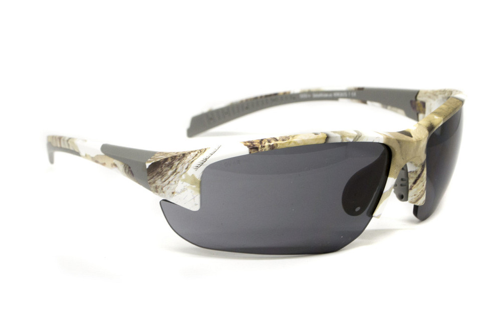Окуляри захисні Global Vision Hercules-7 White Camo (gray), сірі в камуфльованій оправі Запоріжжя - фото 3
