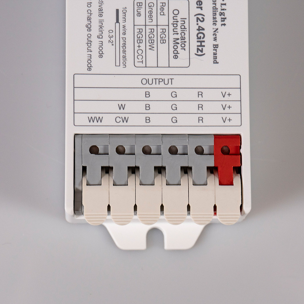 Miboxer Контролер RGB+W+CCT 3 в 1, DC12/24V, 12A, RF 2.4G Mi-light Київ - фото 3