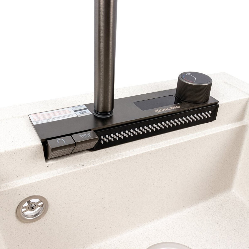 5149 VIVA матова Мийка гранітна VALESO (біла в крапку) Коломыя - изображение 8