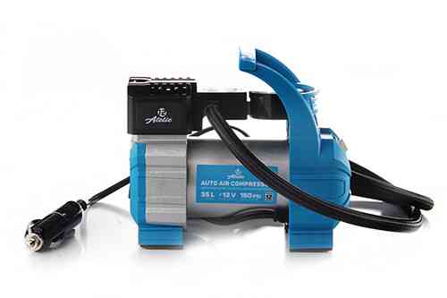 Однопоршневий автомобільний компресор 35 л/хв, 10 Атм з ліхтарем 12 Atelie Харків