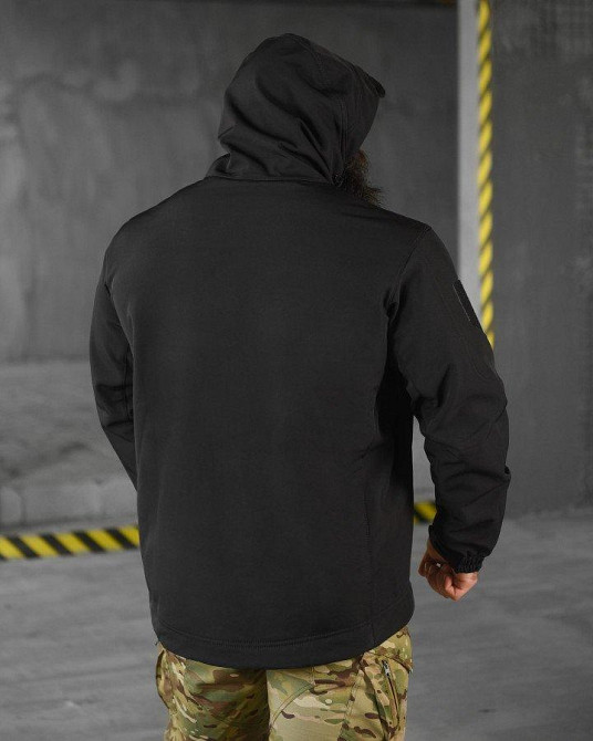 Весняна тактична куртка softshell masad чорна Одеса - фото 3