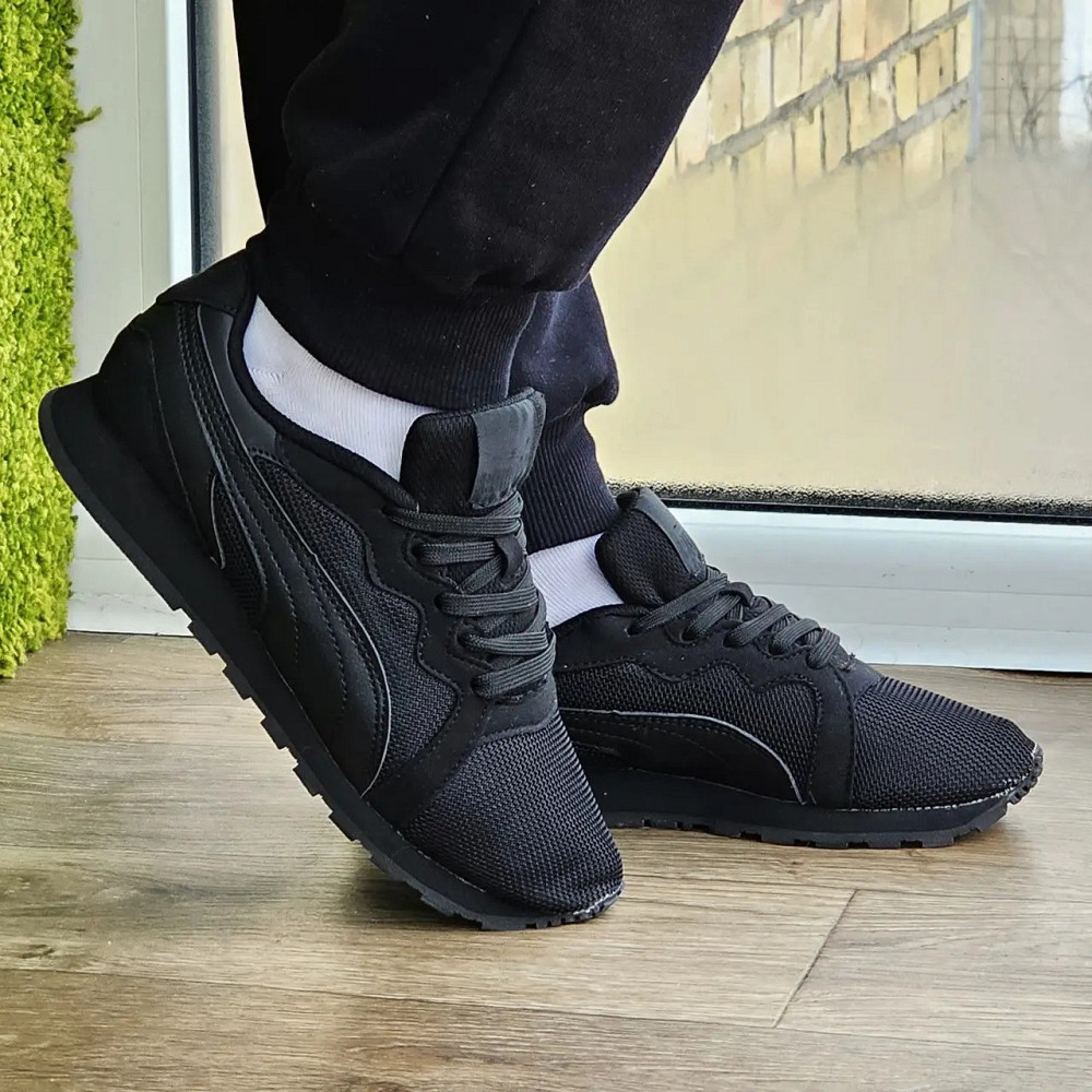 Женские Кроссовки Puma Слипоны Чёрные Мокасины Пума (размеры: 36,37,38,39) Днепр - изображение 3