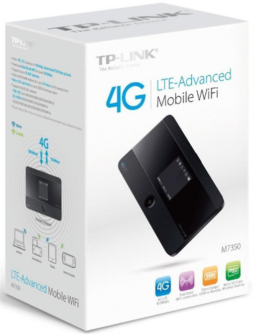 Бездротовий 3G/4G маршрутизатор TP-Link M7350 ( Black ) Харьков - изображение 4