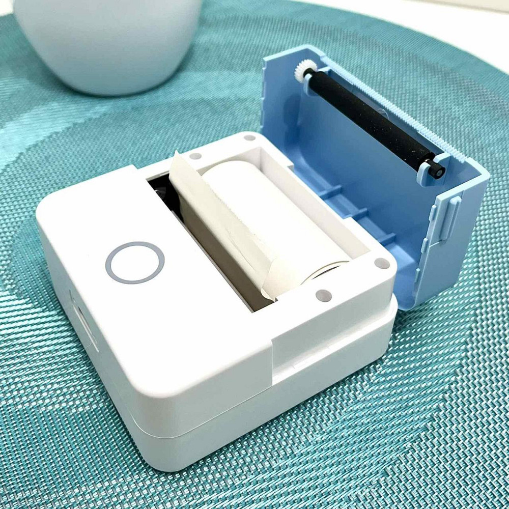 Принтер-міні дитячий портативний друк із смартфона Синій (C 65320) Чернігів - фото 2