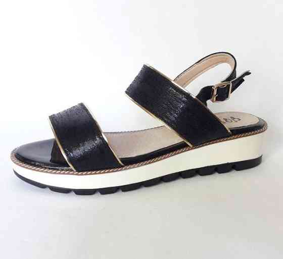 Женские Сандалии Босоножки Летние на Танкетке Платформа (размеры: 37,38,39) - 7-1 Днепр