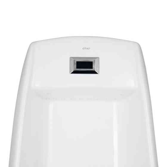 Пісуар підлоговий Qtap Scorpio з ІЧ-датчиком автоматичного змиву 430х370х990 White QT1488101HW Харків