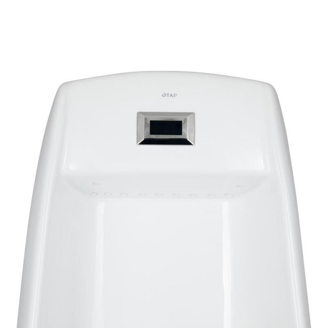 Пісуар підлоговий Qtap Scorpio з ІЧ-датчиком автоматичного змиву 430х370х990 White QT1488101HW Харків - фото 5