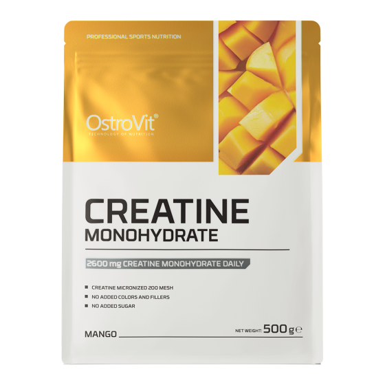 Креатин моногидрат, Creatine Monohydrate, OstroVit, 2600 мг, 500 г манго Киев
