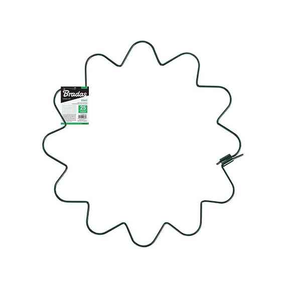 Волнообразная скоба для растений, стальная, диаметр 25 см, TYRP5F25 Киев