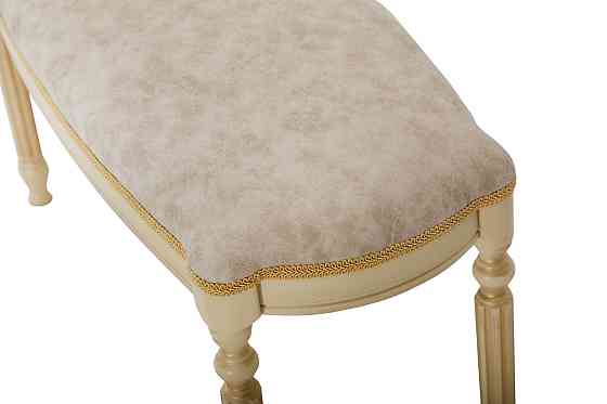 Банкетка 900 Сицилія, слонова кістка+золот патина Дніпро