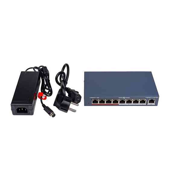Комутатор мережевий POE GV-018-AI-8+1PG Київ