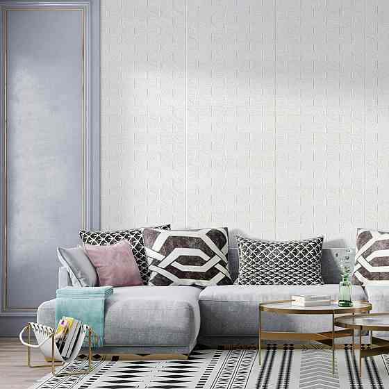 R001-2-20 Панель стеновая в рулоне 3D 700х19600х2мм Белый Кирпич SW-00002277 Киев