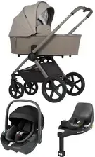 Детская коляска Venicci Upline 2 – zestaw 4w1 – z fotelikiem Maxi-Cosi Pebble 360 i bazą Familyfix 360 – Taupe Киев - изображение 1