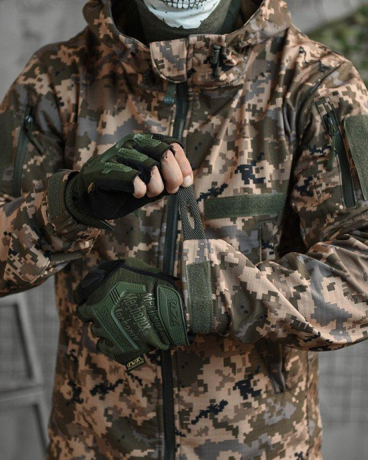 Демисезонный тактический костюм софтшел SATELIT   пиксель НП4883 Одесса - изображение 15