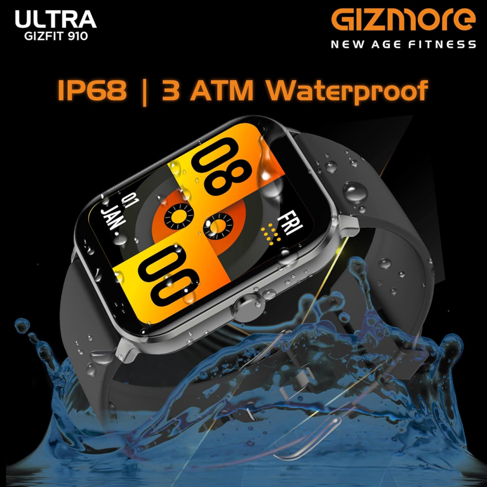 Розумний годинник GIZMORE GizFit 910 Ultra BT — Стиль, ШІ та повний контроль на вашому зап'ясті Київ - фото 8