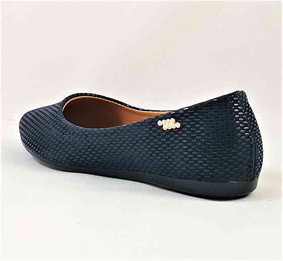 Женские Балетки Синие Мокасины Туфли (размеры: 36,38,39,40) - 04-5 Днепр