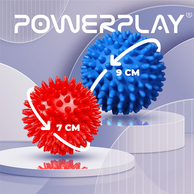 Набір масажних м'ячів PowerPlay PP-4341 Massage Ball (набір 2 шт.) Каменское - изображение 6