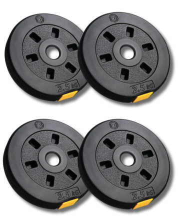 Сет композитних дисків Besport PowerPro 10 (4х2,5кг) для гантелей та штанг Київ