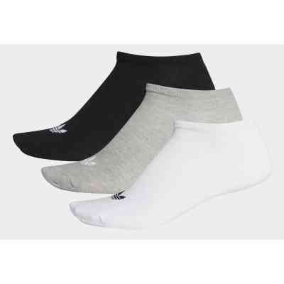 Шкарпетки Adidas Trefoil Liner FT8524 3P білий, сірий, чорний 39-42 (4062058558281) Вінниця
