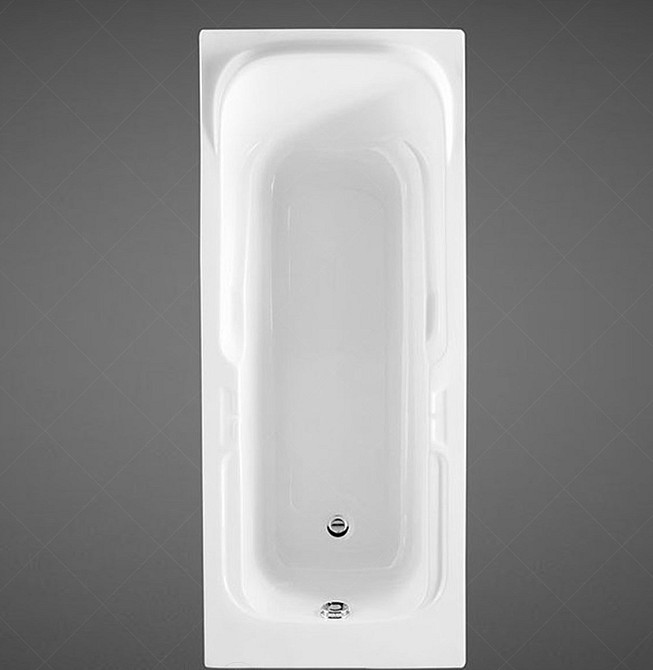Прямокутна акрилова ванна RAK Ceramics Rams (1700x700x370 мм) Біла Київ - фото 6