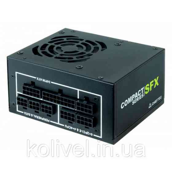 БЖ 450W Chieftec COMPACT CSN-450C SFX 80mm, 80+ GOLD, Modular, Retail Box (CSN-450C) Киев