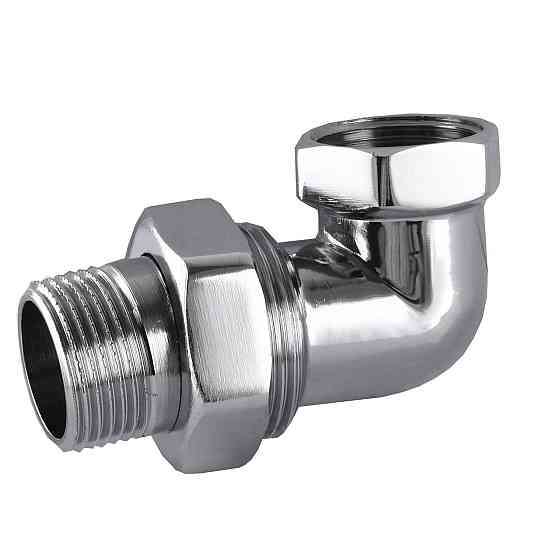 Сгон-американка угловой SOLOMON 3/4″ CHROM 1600 (000002456) Киев