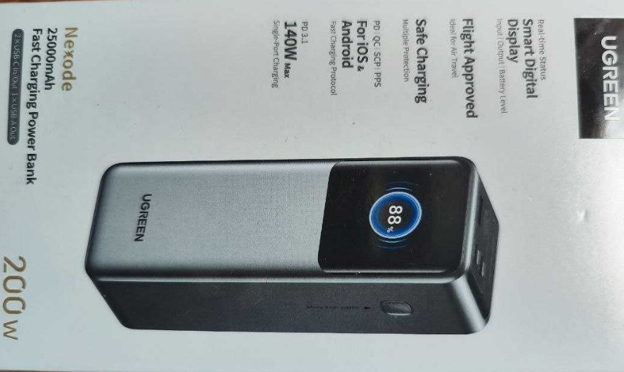 Ugreen 25000Мач 145w и 200W ноутбука iphone лучше Baseus/Anker/ZMI Mi Київ - фото 3