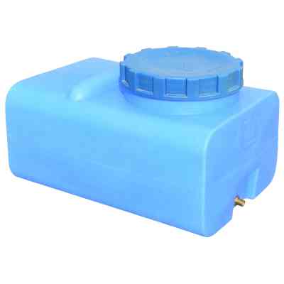 Ємність для води Пласт Бак квадратна харчова 100 л прямокутна синя (12453) Вінниця