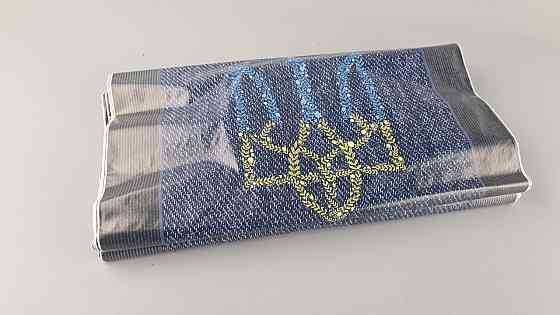 Пакет із петльовою ручкою спр п "Джинс Україна" (38х42) 90 мк ДПА (50 шт) Харків