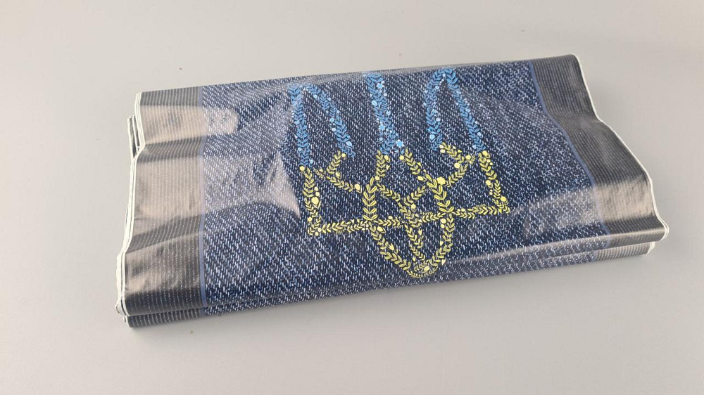 Пакет із петльовою ручкою спр п "Джинс Україна" (38х42) 90 мк ДПА (50 шт) Харків - фото 2