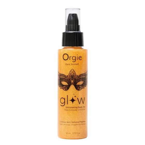 Олія-шимер для тіла Orgie – Glow Shimmering Body Oil (110 мл), чуттєвий аромат, зволоження Львів