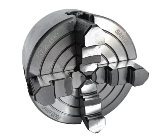 Патрон токарный под планшайбу Sanou 100 мм с независимыми кулачками 4х кулачковый Харьков