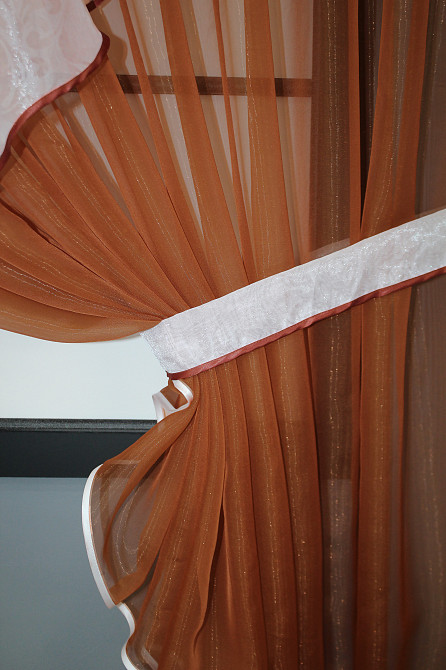 Кухонный комплект VR-Textil № 001к терракотовый с белым 280х170 см (52-0756) Киев - изображение 3