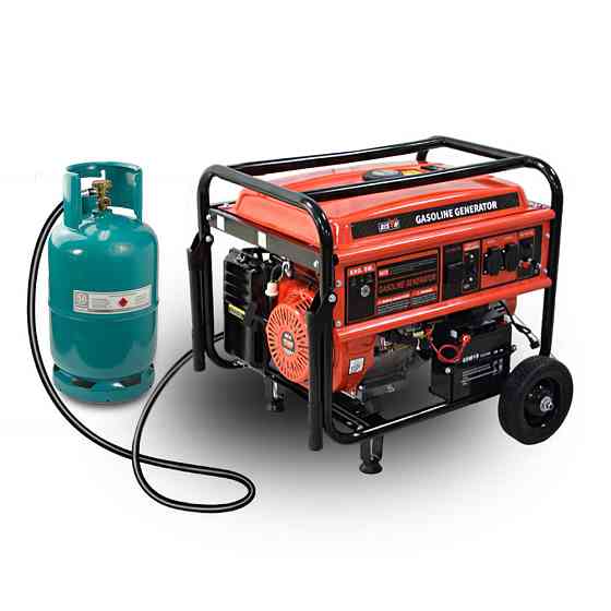 Бензиновий + газовий генератор BISON BS6500LE максимальна потужність 5 кВт / 5.5 кВт Киев