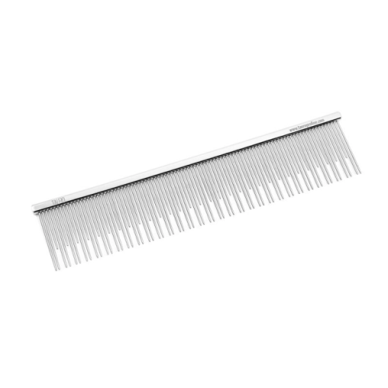 Tauro Pro Line Royal Collection Гребінець металевий подвійні зубці, M, 16,5 см Киев