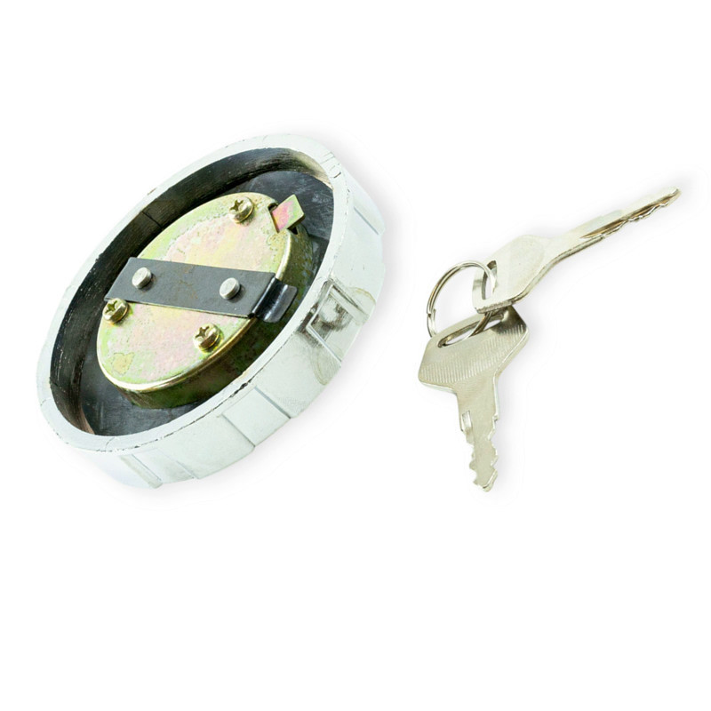 Пробка ИЖ мото хром с замком бака Мукачево - изображение 1