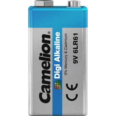 Батарейка Camelion Крона 6LR61 9V Digi Alkaline * 1 (6LR61-BP1DG) Вінниця - фото 2