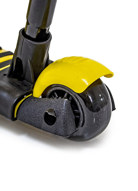 Детский самокат с защитными бортиками 5 в 1. Жёлтый Одесса - изображение 4