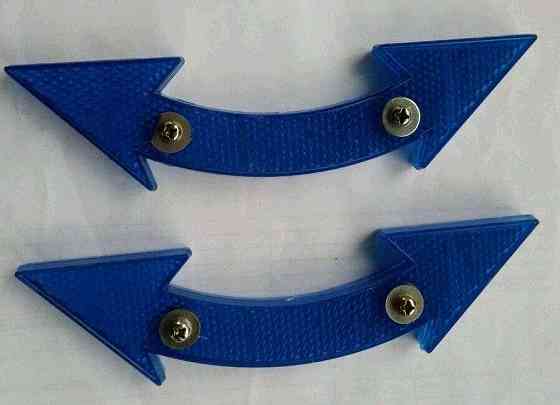 Светоотражатель велосипедный (катафот) (2шт) (синие) Мукачево