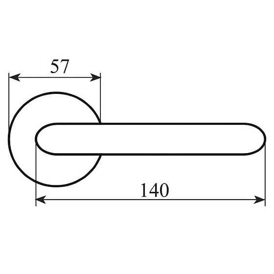 Ручка Fimet 147-269 F21 Flora никель R ф/с Киев