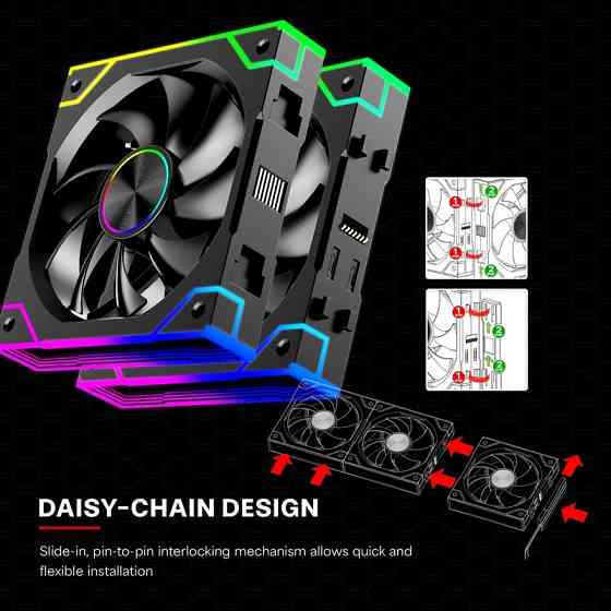 Вентилятор для корпуса 120mm*3 Xilence GAMING XPF360.ARGB PWM Вінниця