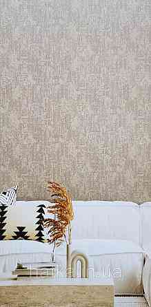 Шпалери вінілові на флізеліні AdaWall Omega1.06х10 під штукатурку кора дерева щільні коричневі глянець 23212-4 Київ