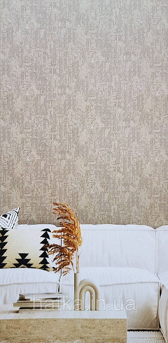 Шпалери вінілові на флізеліні AdaWall Omega1.06х10 під штукатурку кора дерева щільні коричневі глянець 23212-4 Київ - фото 2