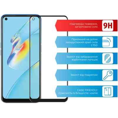 Скло захисне ACCLAB Full Glue Oppo A54 (1283126512674) Вінниця