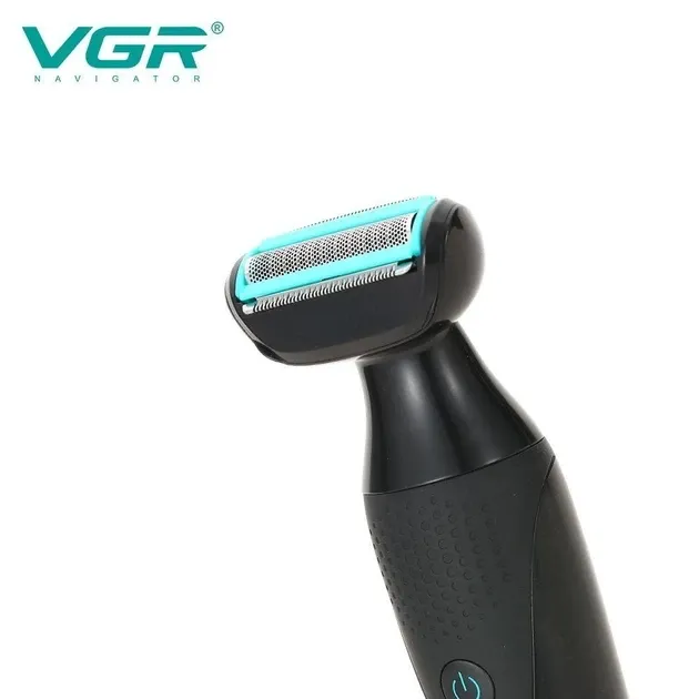 Електробритва VGR V-601 з водозахистом, USB-зарядкою, насадкою-бритвою та триммером для носа та вух. Одеса - фото 4